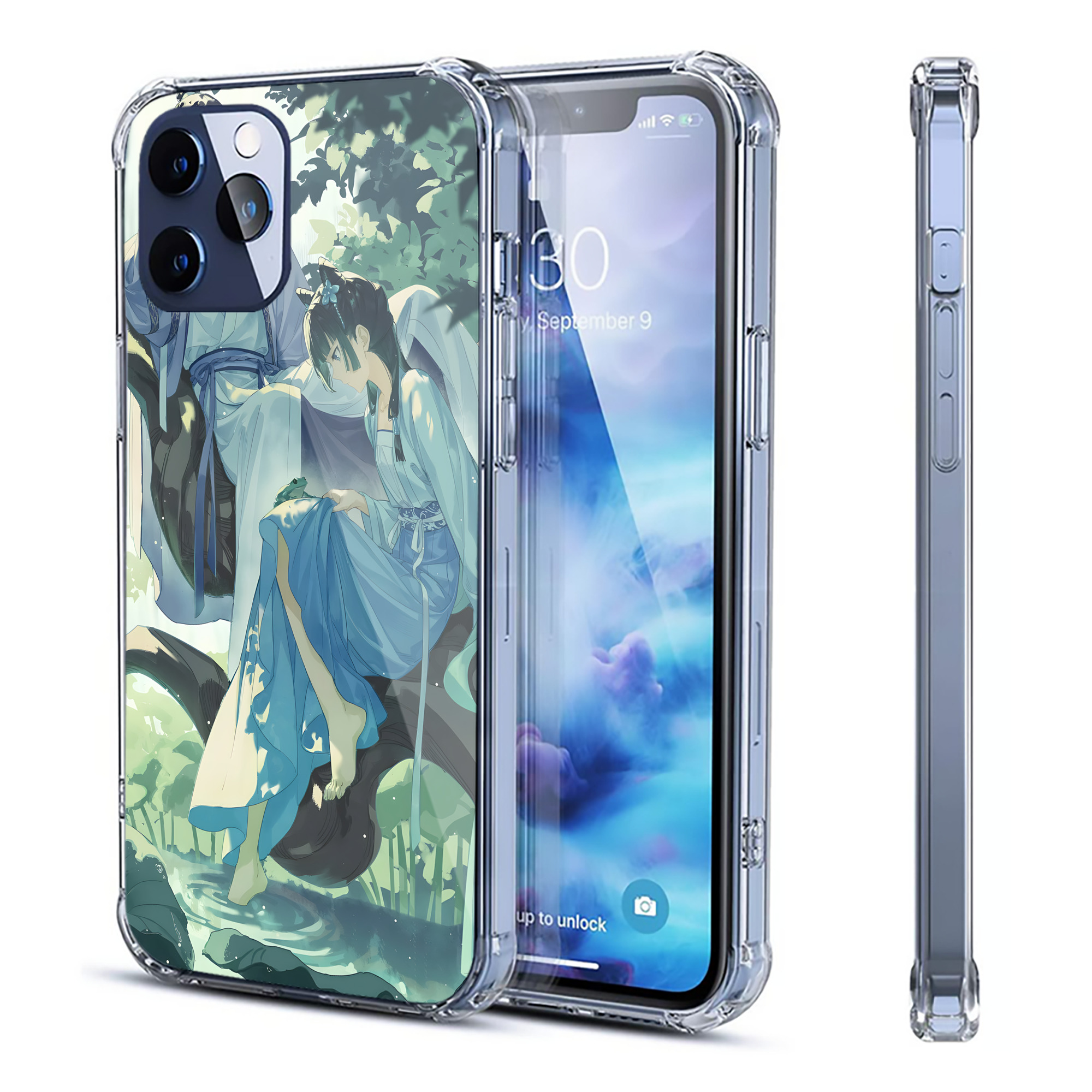 （画像用） 薬屋のひとりごと The Apothecary Diaries 【iPhone 12シリーズ対応】透明スマホケース（クリアソフトケース）